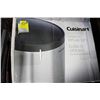 Image 1 : CUISINART STAINLESS STEEL & BLACK REFUSE BIN