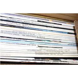 3 BOXES OF ASSORTED AVIATION MAGAZINES