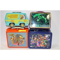 4 COLLECTIBLE LUNCH BOXES