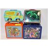 Image 1 : 4 COLLECTIBLE LUNCH BOXES