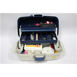 PLANO FISHING TACKLE BOX FILLED WITH TACKLE