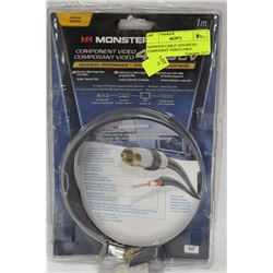'MONSTER CABLE' ADVANCED COMPONENT VIDEO CABLE