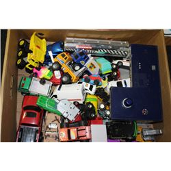 BOX W/ POLICE STATION, POLICE CARS &