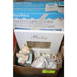 BOX OF BABY MONITORS