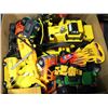 Image 1 : BOX W/ KIDS CARS, TRUCK & TRACTOR TOYS