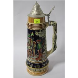 LARGE WEST GERMAN COLLECTOR STEIN