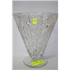 Image 1 : PINWHEEL CRYSTAL FAN-SHAPED VASE