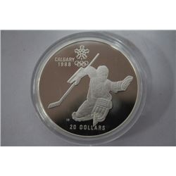 CALGARY 1988 NHL 20 DOLLAR COIN