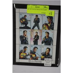 SET OF COLLECTOR ELVIS STAMPS
