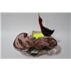 Image 1 : PURPLE ART GLASS DISH