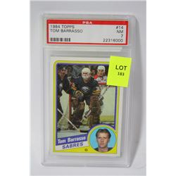 1984 TOPPS TOM BARRASSO ROOKIE CARD