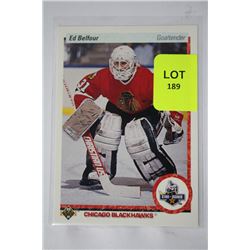 1990-91 ED BELFOUR ROOKIE CARD