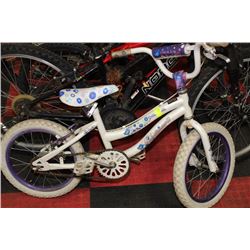POLICE SEIZURE WHITE NAKAMURA CHILDRENS BIKE