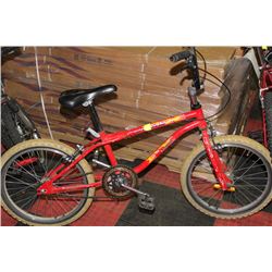 POLICE SEIZURE RED RALIEGH FX BMX BIKE