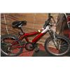 Image 1 : POLICE SEIZURE RED AND SILVER CHILDRENS BIKE