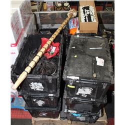 PALLET OF HALLOWEEN DECORATIONS INCLUDES