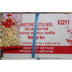 63211 CASE OF SWEETENED LOTUS SEED