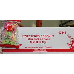 63213 CASE OF SWEETENED COCONUT