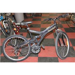 RALEIGH 21SPD MTN BIKE FULL SUSP - ALUMINUM FRAME