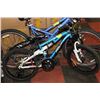 Image 1 : KRANKED KIDS 21SPD FULL SUSP BIKE W/ FRONT DISC BR