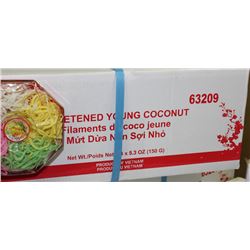 63209 CASE OF SWEETENED YOUNG COCONUT