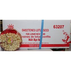 63207 CASE OF SWEETENED LOTUS SEED