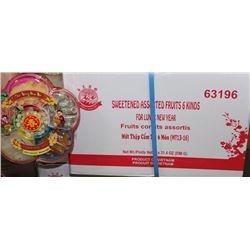 63196 CASE OF SWEETENED ASSORTED FRUITS 6 KINDS