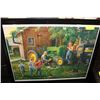 Image 1 : JOHN DEERE FRAMED PUZZLE PICTURE BY