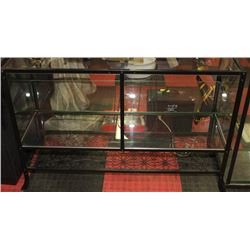 GLASS 2 SHELF DISPLAY CASE / CHINA CABINET