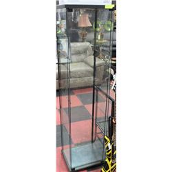 GLASS STANDING DISPLAY CASE