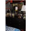 Image 2 : 5 PIECE WOOD TONE QUEEN BEDROOM SET INCLUDES