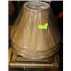 Image 1 : THREE GOLD TONE LAMP SHADES