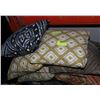 Image 1 : LARGE BUNDLE OF 12 ASSORTED THROW PILLOWS