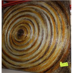 MULTI COLOURED METAL TONE WALL HANGING