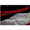 Image 1 : RED, BLACK & SILVER AREA RUG