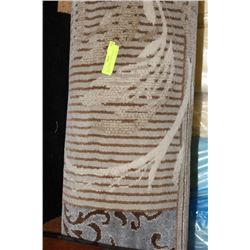 BLUE & GREY PATTERNED AREA RUG