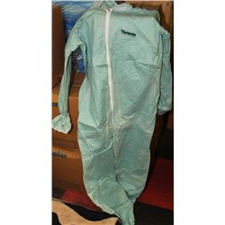 CASE OF SIZE LARGE DISPOSABLE COVERALLS