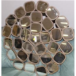 ROUND FLOWER PETAL STYLE DECORATIVE MIRROR