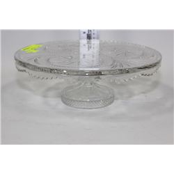 PINWHEEL CRYSTAL CAKE SERVER
