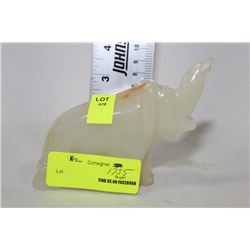 ESTATE STONE ELEPHANT ORNAMENT