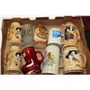 Image 1 : TRAY OF ESTATE BEER STEINS