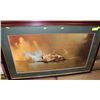 Image 1 : FRAMED BARRIE A. F. CLARK SPITFIRE PICTURE #49/430