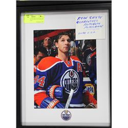 RYAN SMYTH FRAMED AUTOGRAPH - GUARANTEED