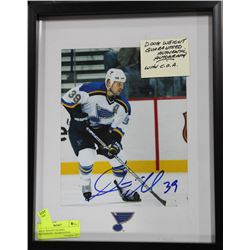 DOUG WEIGHT FRAMED AUTOGRAPH - GUARANTEED