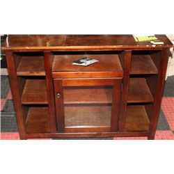 SOLID WOOD ENTERTAINMENT CABINET
