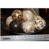 Image 1 : DECORATIVE BOWL W ORNAMENTAL BALLS