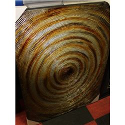 MULTI COLOURED METAL TONE WALL HANGING