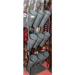METAL FLOWER DISPLAY STAND