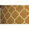 Image 1 : WHITE & TAN PATTERNED AREA RUG