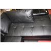 Image 2 : NEW BLACK LEATHERETTE L SHAPED SECTIONAL